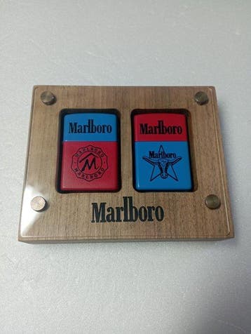 Zippo - Marlboro - Aansteker - Messing - (2), Verzamelen, Nieuw
