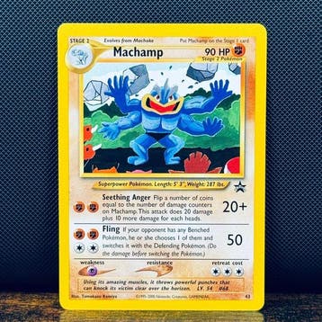 Pokémon Card - Machamp Black Star Promo 43 - Pokémon, Nieuw