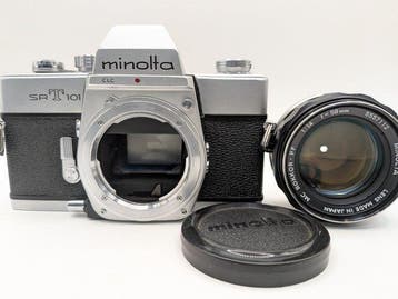Minolta SR-T 101 + MC Rokkor-PF 1.4/58mm | Analoge camera, Nieuw