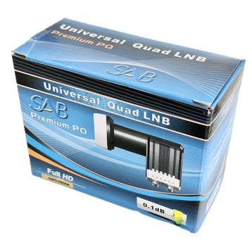 SAB Premium QUAD LNB, Audio, Tv en Foto, Schotelantennes, Ophalen of Verzenden, Nieuw, (Schotel)antenne