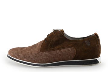 Floris van Bommel Veterschoenen in maat 40½ Cognac, Kleding | Heren, Schoenen, Overige kleuren, Verzenden, Floris van Bommel, Gedragen