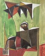 Silvin Bronkart (1915-1967) - Grande composition abstraite, Antiek en Kunst