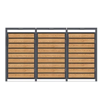 Kliko ombouw RVS | 198,5x80x116cm | OP=OP, Ophalen of Verzenden, Nieuw, Metaal, Containerberging