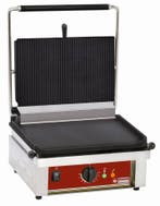 Enkele Contactgrill Geribbeld-Glad HorecaTraders, Verzenden, Nieuw in verpakking