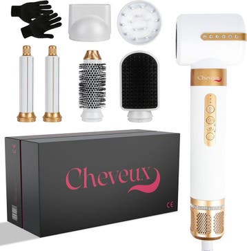 Cheveux 7-in-1 Airstyler PRO - Wit - Krultang - Fohnborstel, Sieraden, Tassen en Uiterlijk, Ophalen of Verzenden, Nieuw