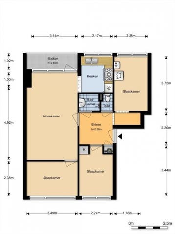 Te Huur 4 Kamer Appartement Lindestraat In Alphen aan den Ri, Direct bij eigenaar, Alphen aan den Rijn, Appartement, Zuid-Holland
