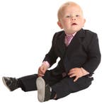 Luxe babykostuum effen zwart-62 NIEUW, Kinderen en Baby's, Ophalen of Verzenden, Nieuw, S.Y.W, Jongetje