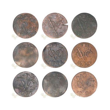 Netherlands, Utrecht. VOC Duit 1742 t/m 1785 (9