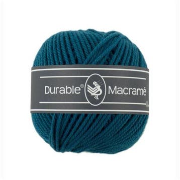 Durable Macramé 375 Petrol - Haakgaren / Breigaren, Ophalen of Verzenden, Nieuw, Breien of Haken, Wol of Garen