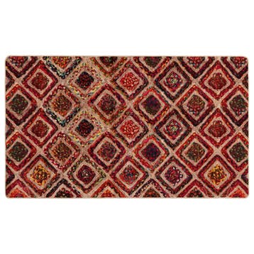 vidaXL Vloerkleedloper MARSA Meerkleurig 100 x 200 cm, Verzenden, Nieuw