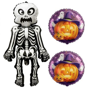 Halloween Folieballonnen - Spook of Skelet, Ophalen of Verzenden, Nieuw
