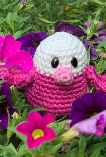 Haakpatroon Vogelhuisje met bloemen en vogeltjes - schatti, Ophalen of Verzenden, Nieuw