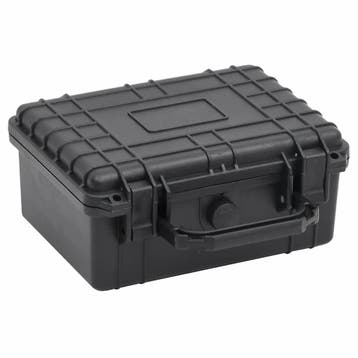 vidaXL Flightcase draagbaar 24x19x11 cm PP zwart, Verzenden, Nieuw