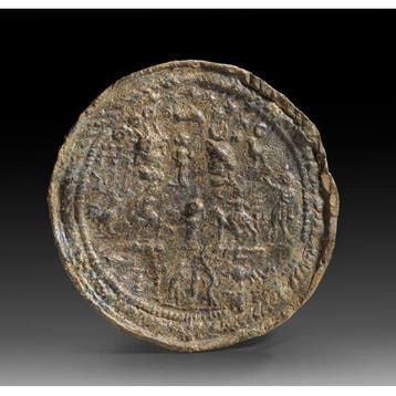 Oud-Romeins Lood Danube Rider loodvotieve tablet