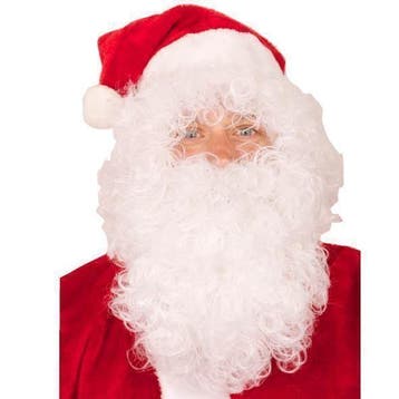 Pruik + Baard kerstman eco, Ophalen of Verzenden, Nieuw
