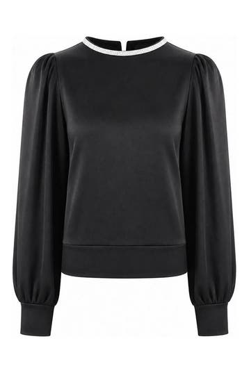 Aaiko Blouse in maat M Zwart, Aaiko, Verzenden, Zo goed als nieuw, Zwart