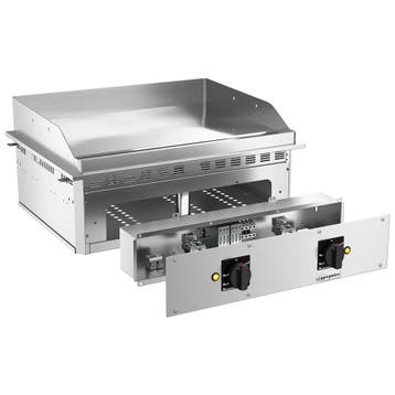 GGM Gastro | Elektrische bakplaat - 9,0kW - Glad - | EEB875M, Huis en Inrichting, Keuken | Servies, Verzenden, Nieuw, Kop(pen) en/of Schotel(s)