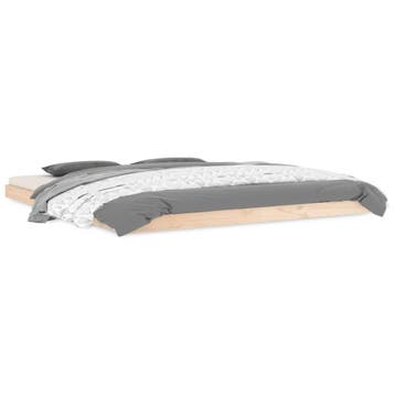 Bedframe 180x200 - Massief Grenen | Retourdeal 34% Korting, Huis en Inrichting, Overige kleuren, Tweepersoons, Natuurlijk, Ophalen of Verzenden