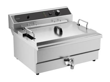 Combisteel Elektrische Friteuse | 25L | Aftapkraan | 400v |, Ophalen of Verzenden, Nieuw in verpakking