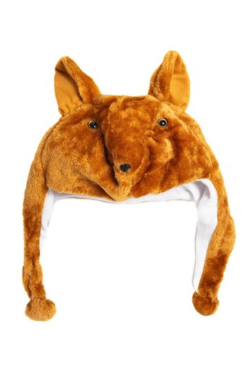 KIMU® Muts Flappen Kangoeroe Laplander met Oortjes Bruin Wal, Ophalen of Verzenden, Nieuw