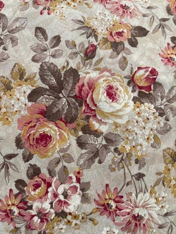 san leucio - Exclusief stofboeket van rozen en veldbloemen -
