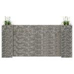 vidaXL Gabion plantenbak H-vormig 260x40x120 cm staaldraad, 100 cm of meer, Verzenden, Nieuw, Metaal