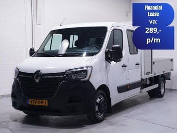 Renault Master 2.3 dCi 145 pk Pick Up / Open Laadbak 6-Zits, Stof, Gebruikt, Euro 6, Renault