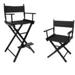 Opvouwbare Regisseursstoel Hout Canvas Make-up Stoel, Verzenden, Nieuw