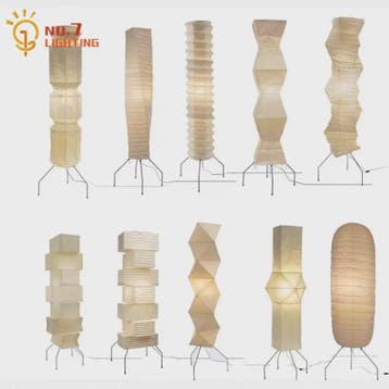 Akari Noguchi Stijl Verticale Vloerlamp - Japans Design Rijs, Huis en Inrichting, Verzenden, Nieuw