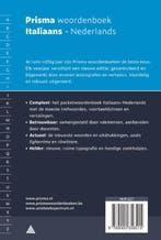 Prisma pocketwoordenboek Italiaans-Nederlands 9789000356515, Verzenden, Gelezen, L. Schram-Pighi