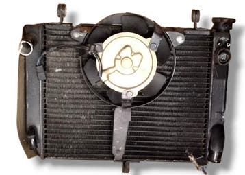 Radiateur / Yamaha yzf R6 1999 2001 / met ventilator, Motoren, Ophalen of Verzenden, Gebruikt