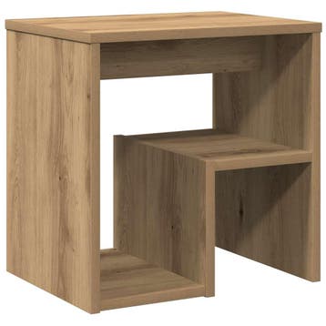 vidaXL Nachtkastje 40x30x40 cm bewerkt hout artisanaal, Verzenden, Nieuw, Hout