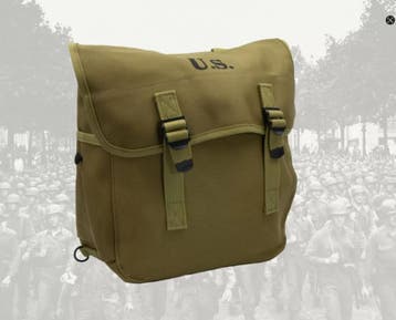 Replica Musette bag M1936 US ww2, Ophalen of Verzenden, Landmacht, Amerika, Overige typen