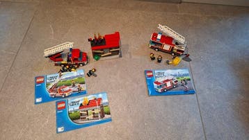Lego Set - 60002, 60003 - City - Fire Truck 60002, Nieuw