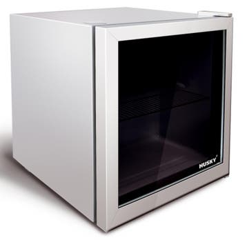 Mini Koelkast | Zilver | 46x43x(h)51 | 48 L Husky, Verzenden, Nieuw in verpakking