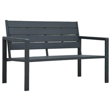 Buitenbank Hout-look | 120cm | Laatste Stuk!, Tuin en Terras, Ophalen of Verzenden, Zo goed als nieuw, Kunststof