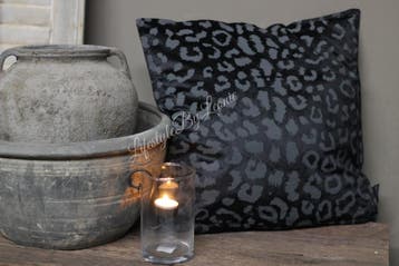 Kussen velvet Black tiger 45 cm, Ophalen of Verzenden, Nieuw