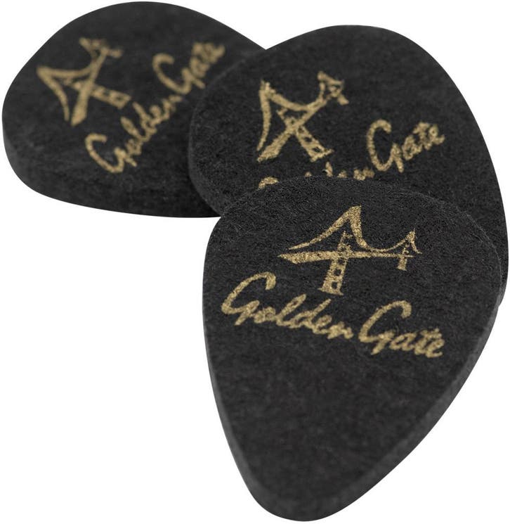 Golden Gate FP-2 Ukulele Vilten Plectrum - 3.20 mm - 3-pack, Muziek en Instrumenten, Instrumenten | Toebehoren, Banjo, Nieuw, Ophalen of Verzenden