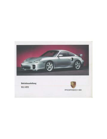 2002 PORSCHE 911 GT2 INSTRUCTIEBOEKJE DUITS