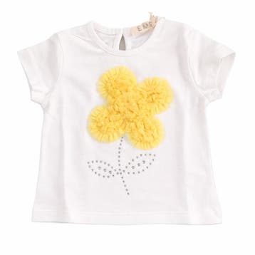EMC baby meisjes tshirt gele bloem - 80 (9-12 maanden), Ophalen of Verzenden, Nieuw