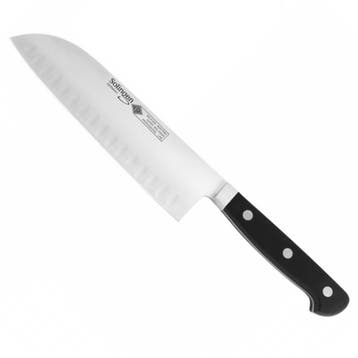 Eikaso Solingen Santokumes 18 cm met Kuilen – Ergonomisch., Ophalen of Verzenden, Nieuw, Overige materialen