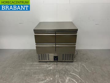 RVS Rubbens Koelwerkbank 4 Laden 88 cm 230V Horeca, Zakelijke goederen, Horeca | Keukenapparatuur, Ophalen of Verzenden, Gebruikt