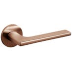 Olivari deurklink Lotus op rozet koper mat titaan PVD, Verzenden, Nieuw