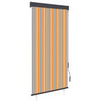 vidaXL Rolgordijn voor buiten 100x250 cm geel en blauw, Huis en Inrichting, Verzenden, Nieuw