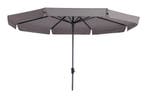 Madison stokparasol Syros luxe taupe 350 cm., Tuin en Terras, Verzenden, Nieuw, Stokparasol