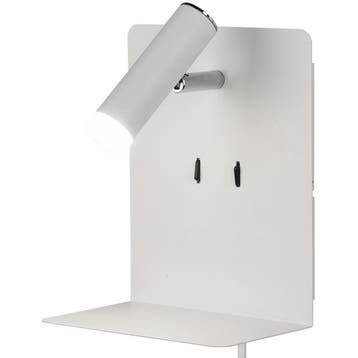 LED Wandlamp - Trion Elonant - 6W - Warm Wit 3000K - USB, Ophalen of Verzenden, Nieuw, Metaal