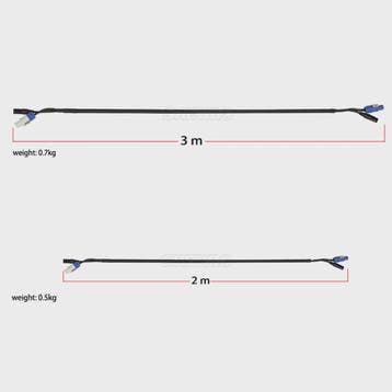 Combinatie DMX Powercon Kabel 3m/2m - Stroom & Lichtsturing, Verzenden, Nieuw