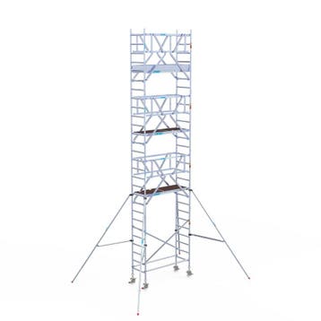 Rolsteiger Professional 75x190 9,2m werkhoogte vrijstaand, Verzenden, Nieuw, Rolsteiger of Kamersteiger, 5 meter of hoger