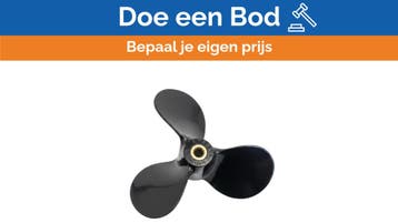 Bieden: Michigan Match 3-Blade Aluminum Boat Propeller 9 1/, Ophalen of Verzenden, Nieuw