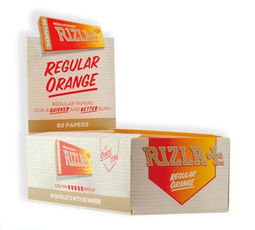 Rizla Oranje vloei 60 vel display (50 stuks), Verzenden, Nieuw, Overige typen